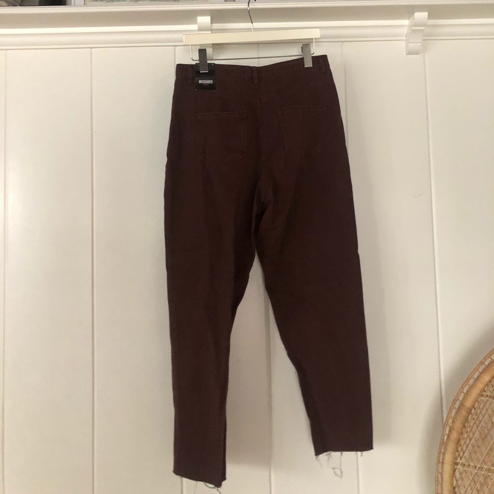 ▪️sold▪️missguided mom jeans brown high waisted - Picture 8 of 8